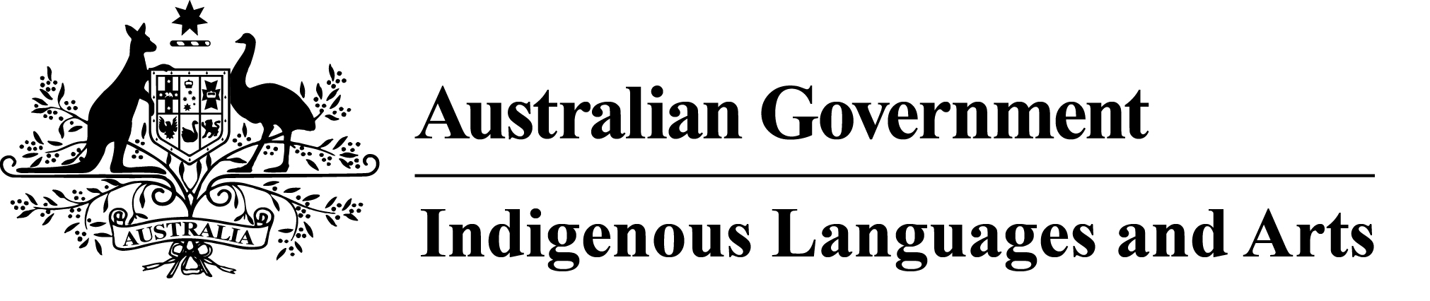 Indigenous languages and arts logo